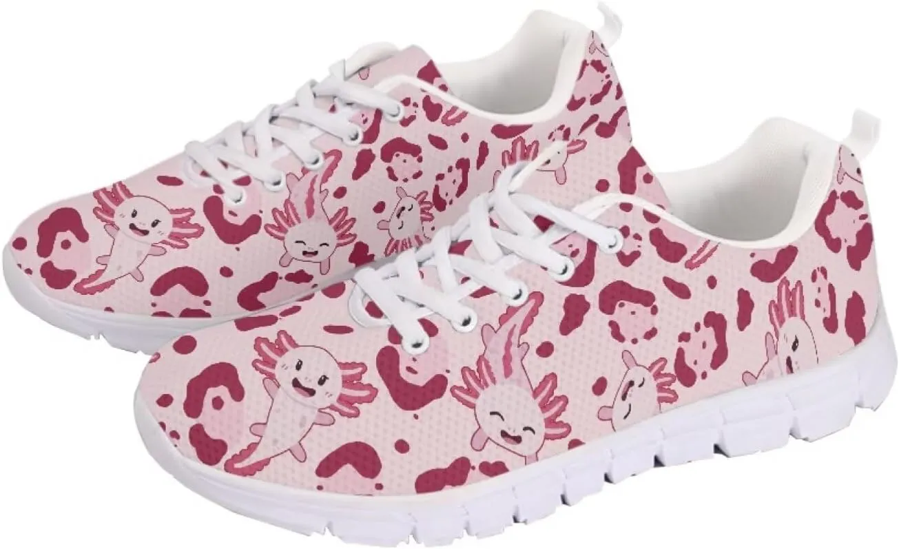 SYtrade Tennis Shoes for Women Lace-up Athletic Lightweight Gym Sneaker White Sole