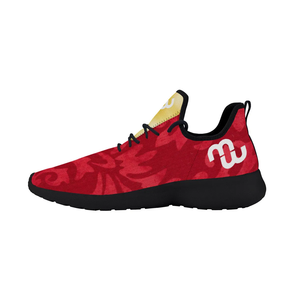 Time running out SF_F39 Black Money Lightweight Knit Gold Sneaker Red Streamlined shipping - Mesh Bushae
