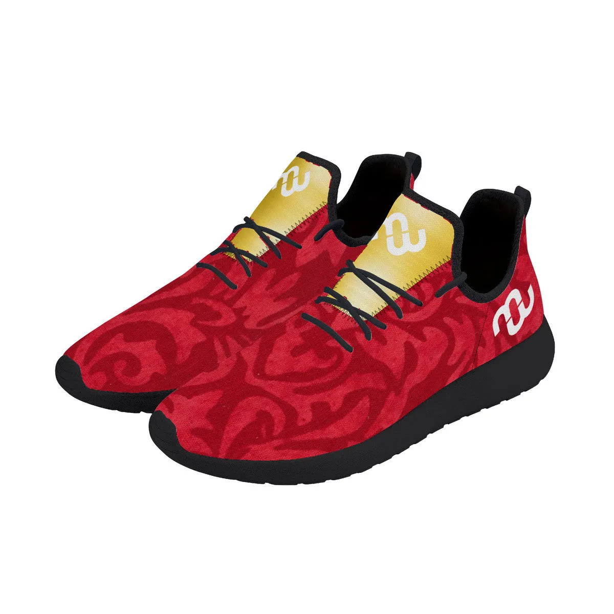 Time running out SF_F39 Black Money Lightweight Knit Gold Sneaker Red Streamlined shipping - Mesh Bushae