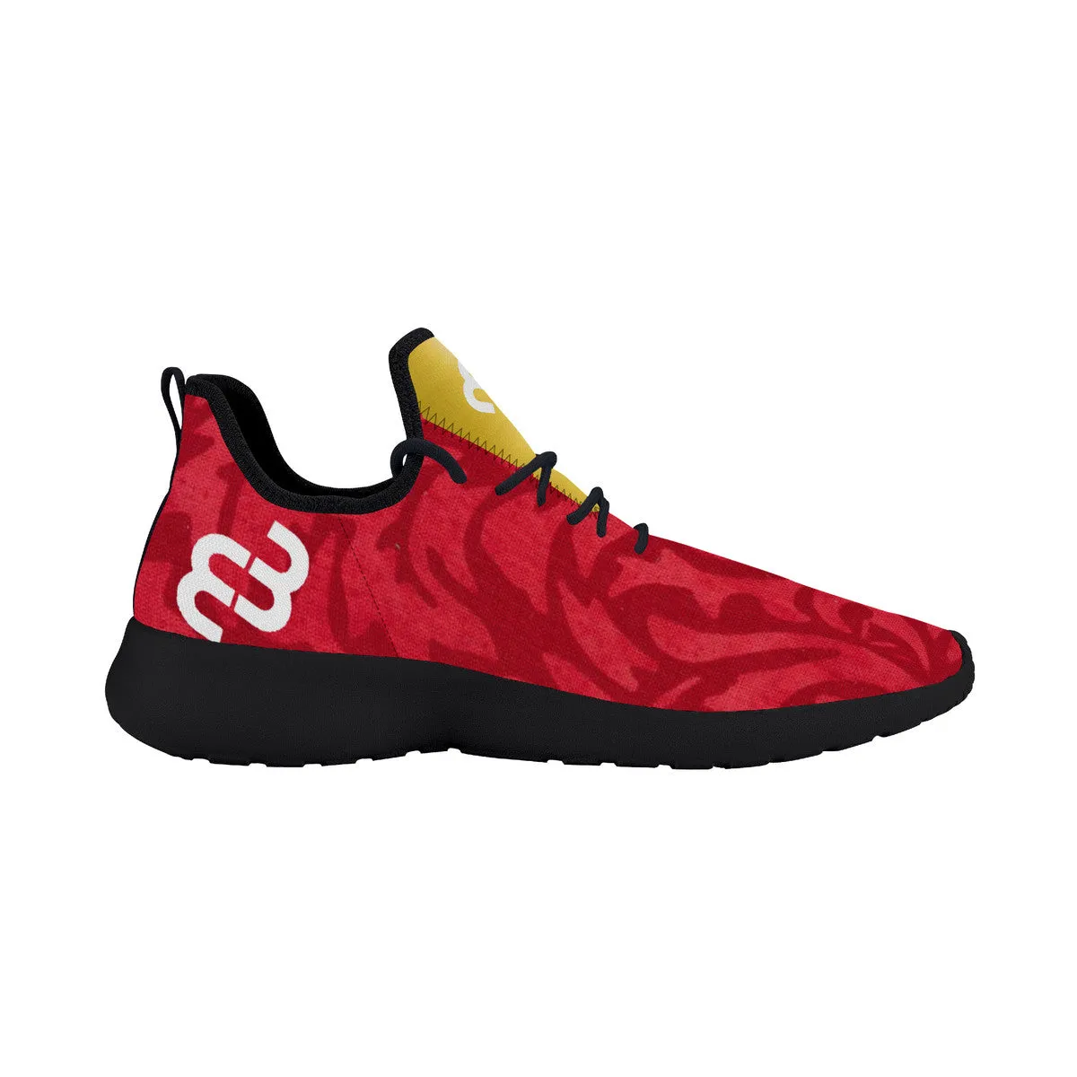 Time running out SF_F39 Black Money Lightweight Knit Gold Sneaker Red Streamlined shipping - Mesh Bushae