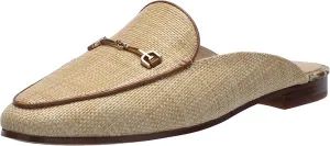 Toe Woven Bleached Sam Slip On Beechwood Fairly priced Extensive selection Rounded Edelman Linnie Fashion Mules