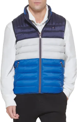 Tommy Hilfiger Men's Lightweight Packable Puffer Vest Jacket
