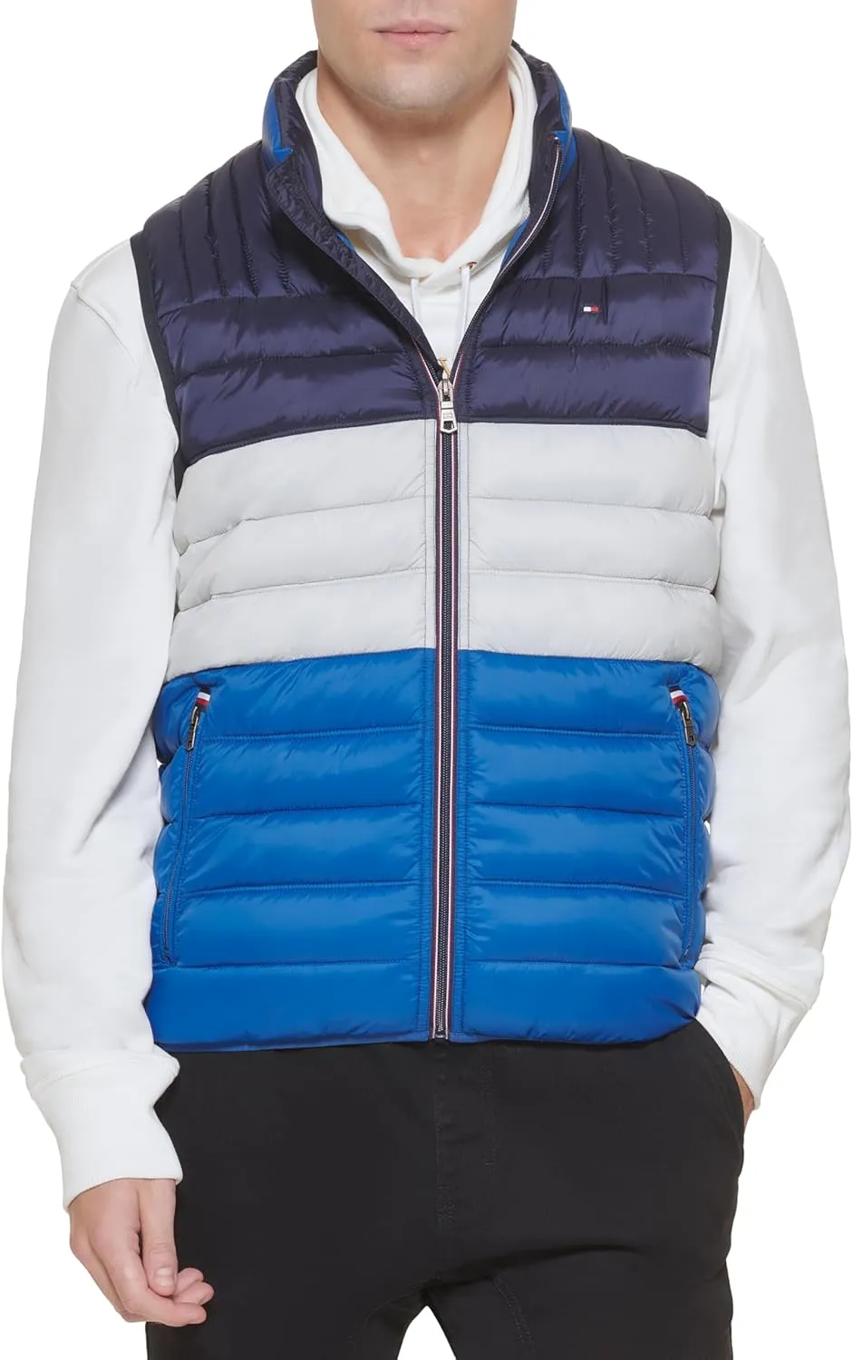 Tommy Hilfiger Men's Lightweight Packable Puffer Vest Jacket