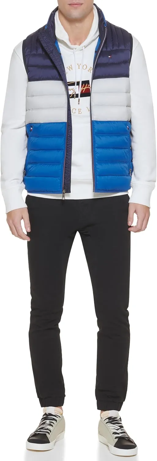Tommy Hilfiger Men's Lightweight Packable Puffer Vest Jacket