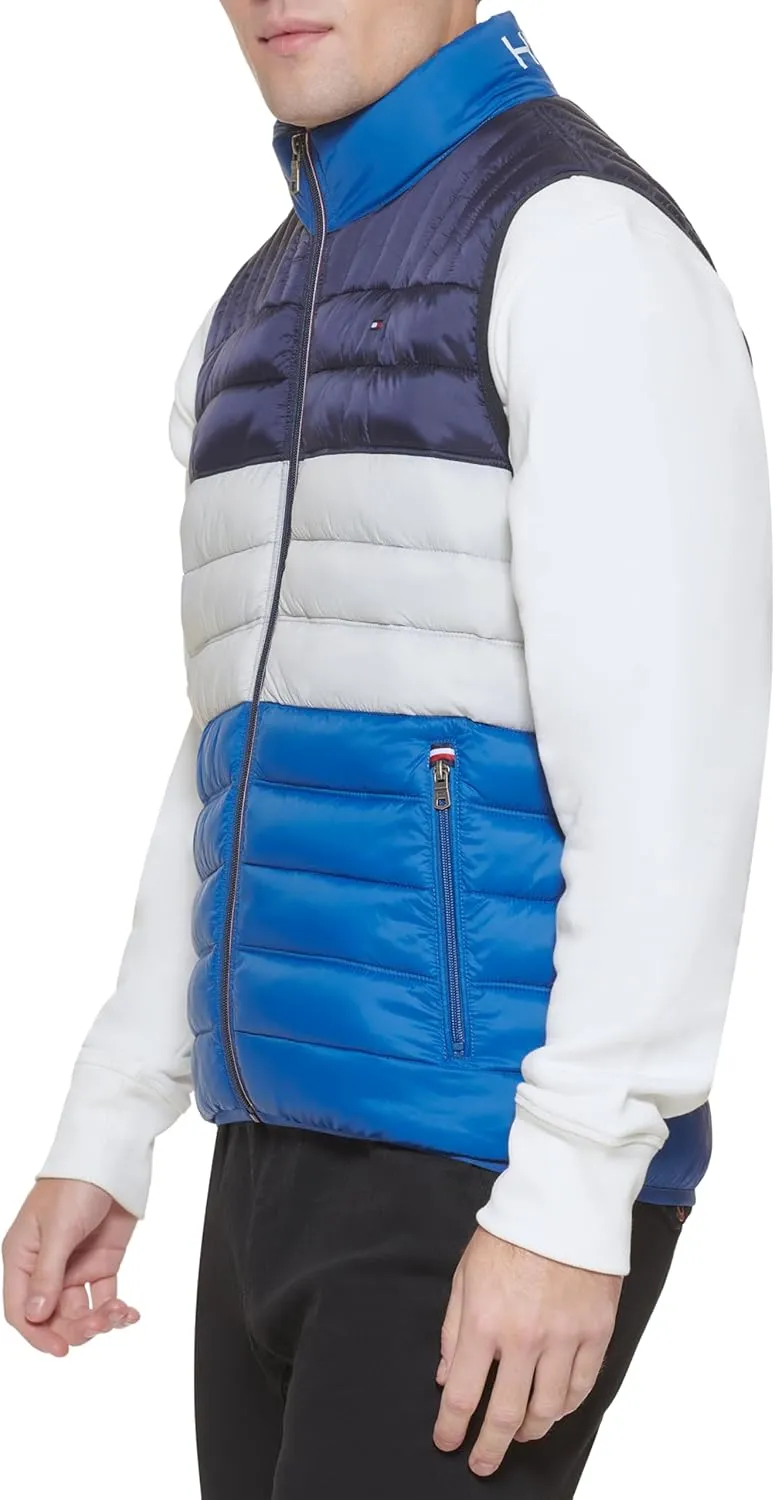 Tommy Hilfiger Men's Lightweight Packable Puffer Vest Jacket