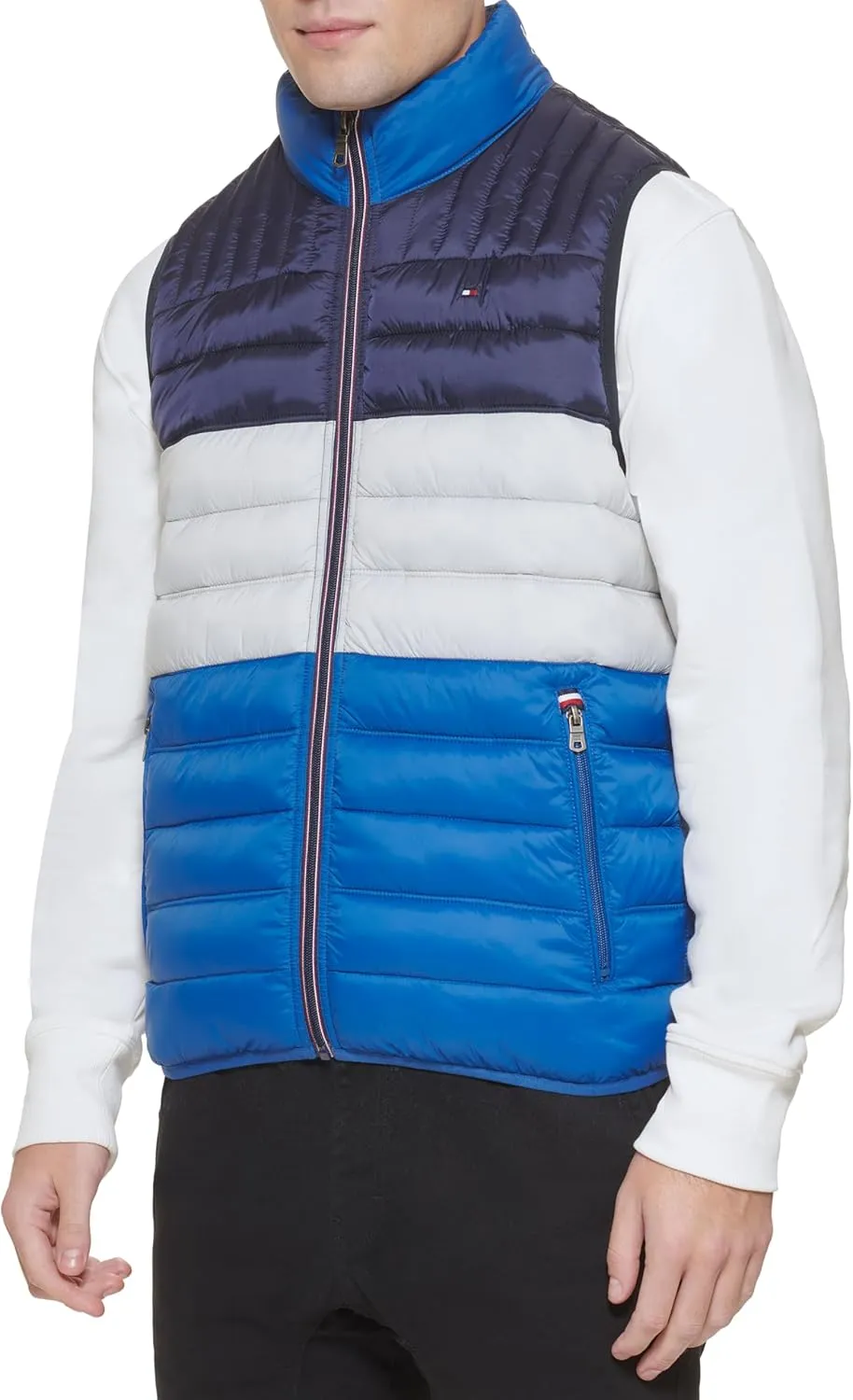 Tommy Hilfiger Men's Lightweight Packable Puffer Vest Jacket