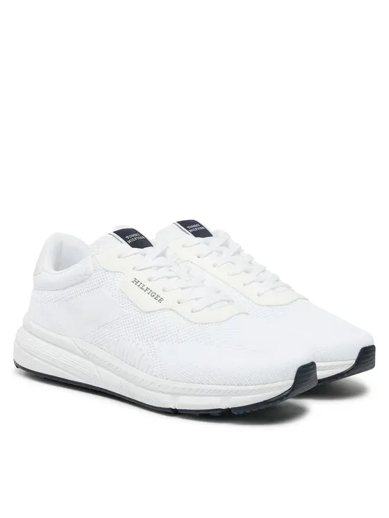 Tommy Jeans | Lightweight Rwb Knit Sneaker | YBS weiss