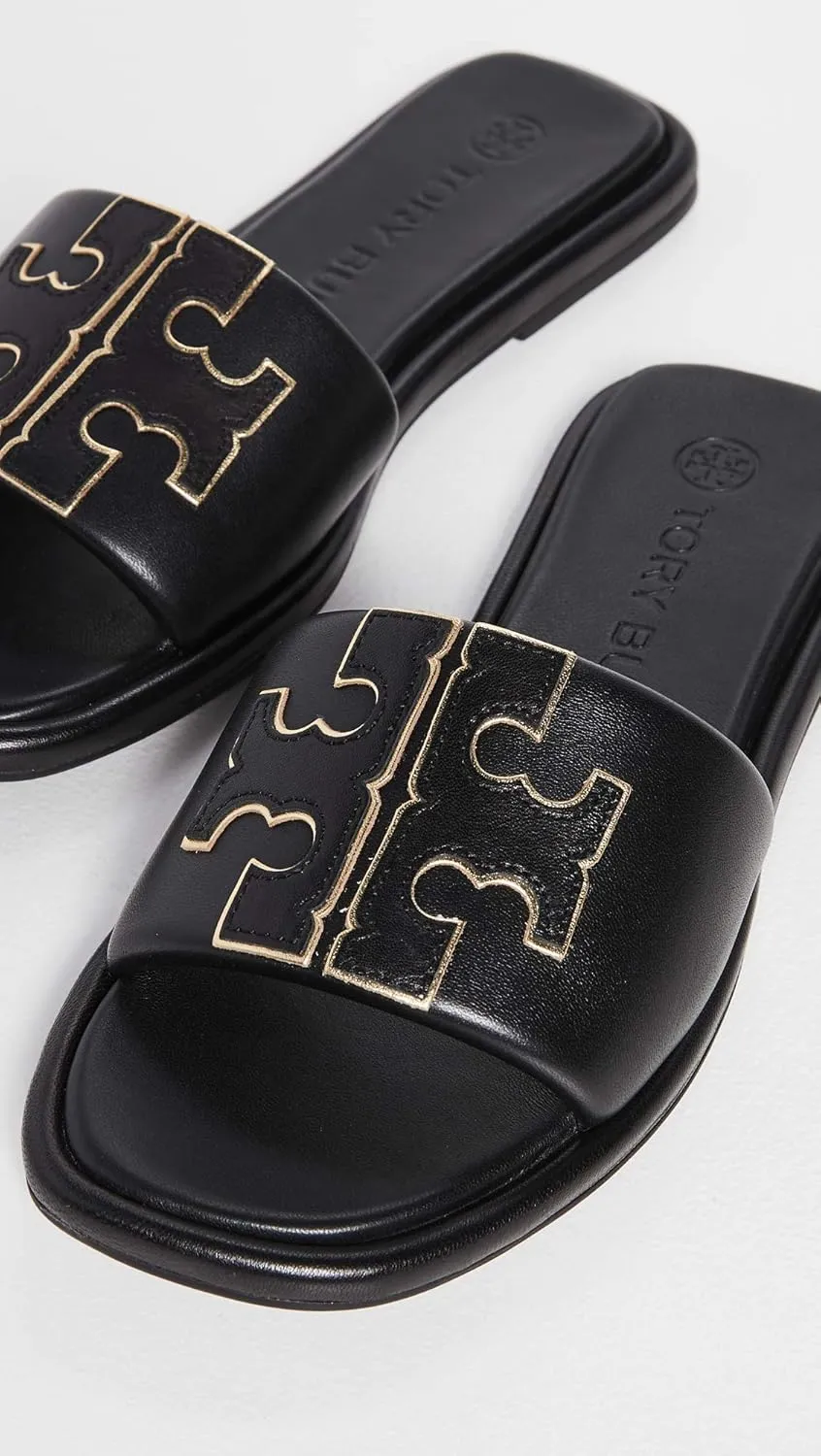 Tory Burch Women's Double T Sport Slides