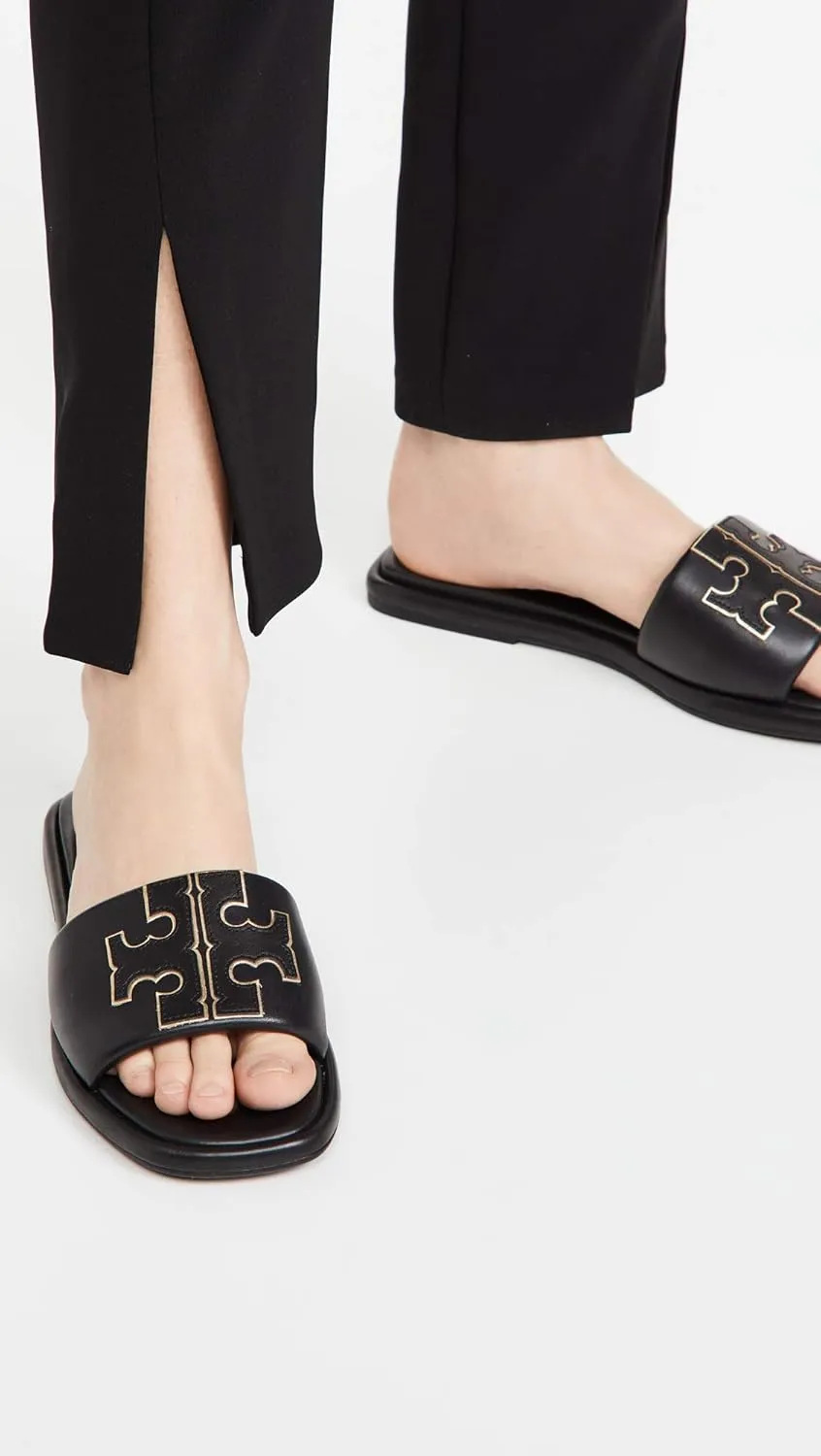 Tory Burch Women's Double T Sport Slides
