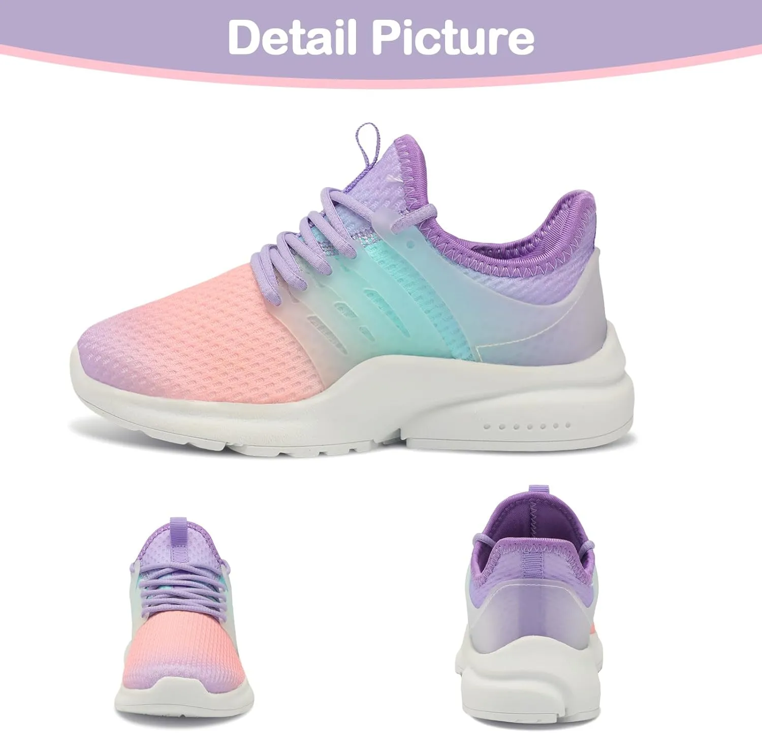 Troadlop Kids Sneaker Lightweight Breathable Running Tennis Boys Girls Shoes