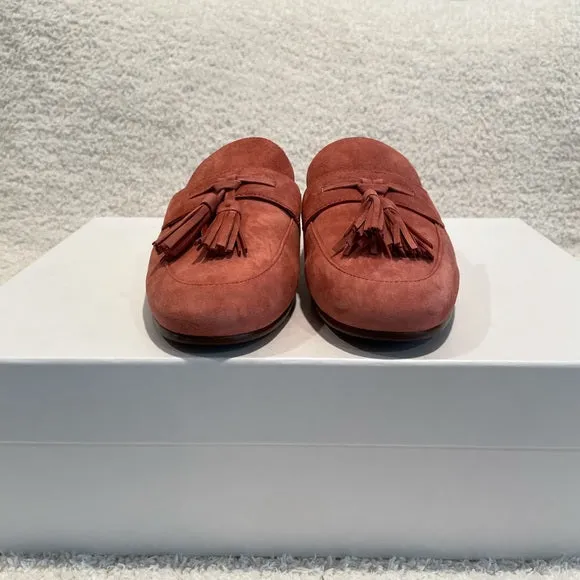 Trusted by customers Toe On Edelman Coral Mules Tassel Suede Paris Slip Worldwide tracking Sam Round
