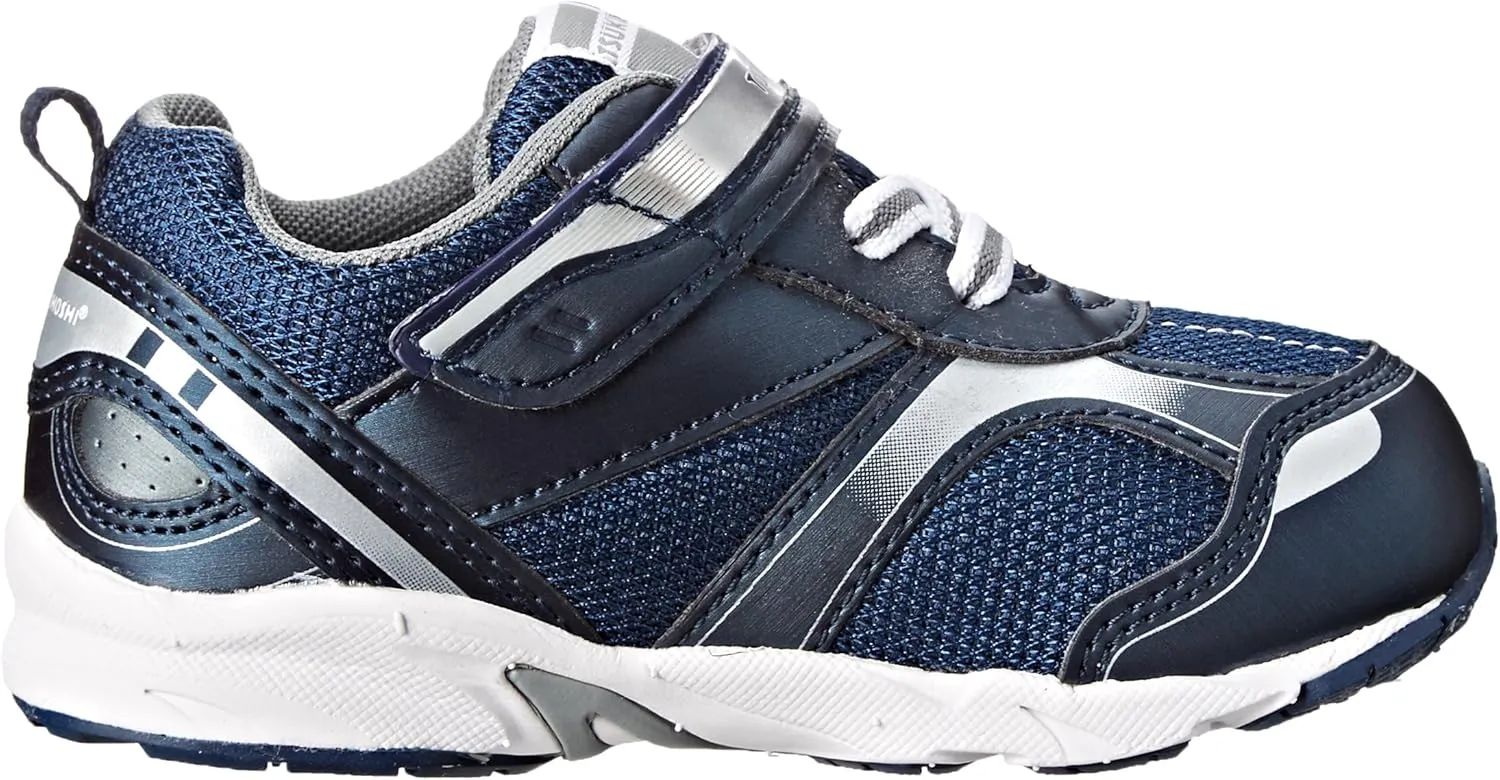 TSUKIHOSHI 3022 SPORT Strap-Closure Machine Washable Baby Sneaker Shoe with Wide Toe Box and Slip-Resistant, Non-Marking Outsole - For Infants and Toddlers, Ages 0-4