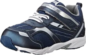 TSUKIHOSHI 3022 SPORT Strap-Closure Machine Washable Baby Sneaker Shoe with Wide Toe Box and Slip-Resistant, Non-Marking Outsole - For Infants and Toddlers, Ages 0-4