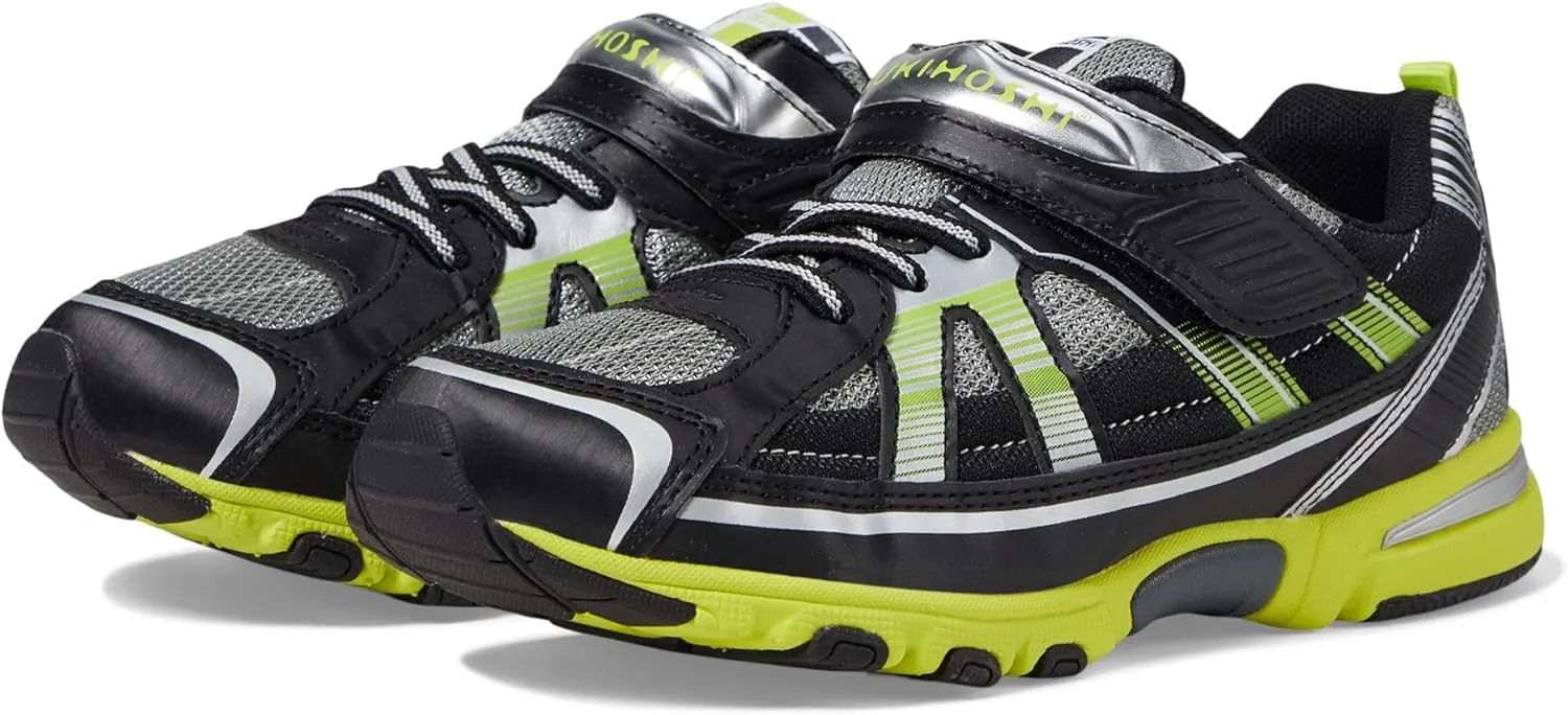 TSUKIHOSHI 3570 STORM Strap-Closure Machine-Washable Child Sneaker Shoe with Wide Toe Box and Slip-Resistant, Non-Marking Outsole - For Toddlers and Little Kids, Ages 1-8