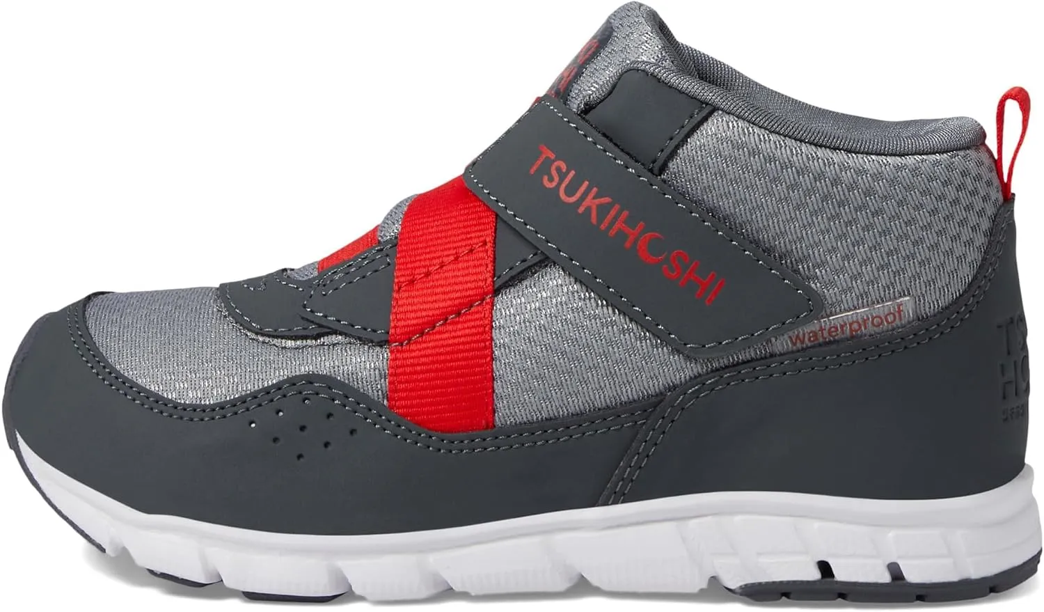 TSUKIHOSHI 7510 Tokyo Waterproof Strap-Closure Machine-Washable Child Sneaker Shoe with Wide Toe Box and Slip-Resistant, Non-Marking Outsole - for Toddlers and Little Kids, Ages 1-8