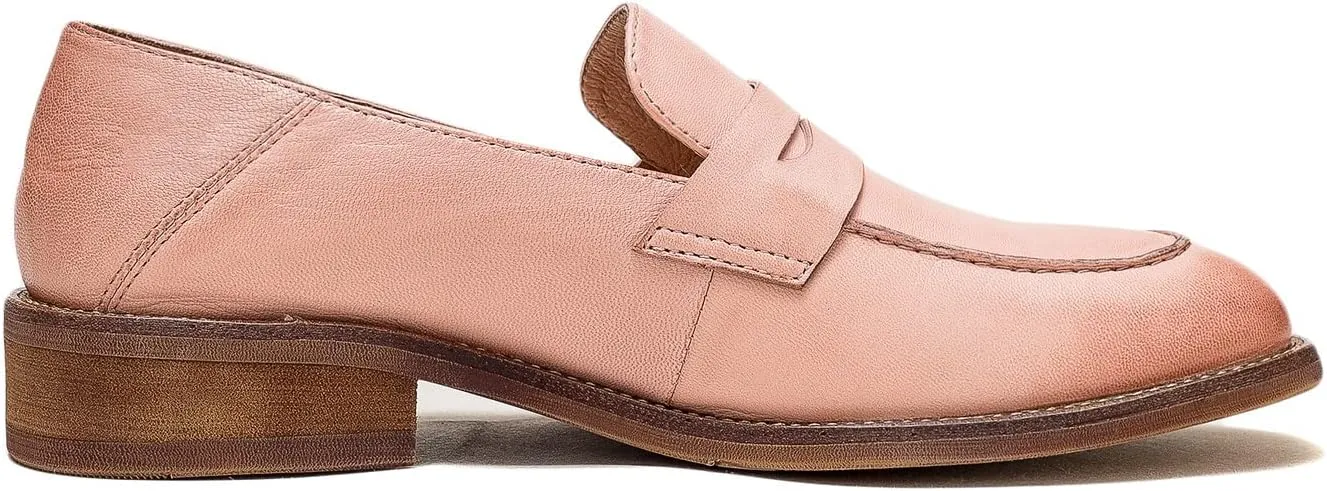 U-lite Women’s Sheepskin Leather Slip-On Loafers - Soft, Comfortable, and Lightweight Shoes with Collapsible Heel