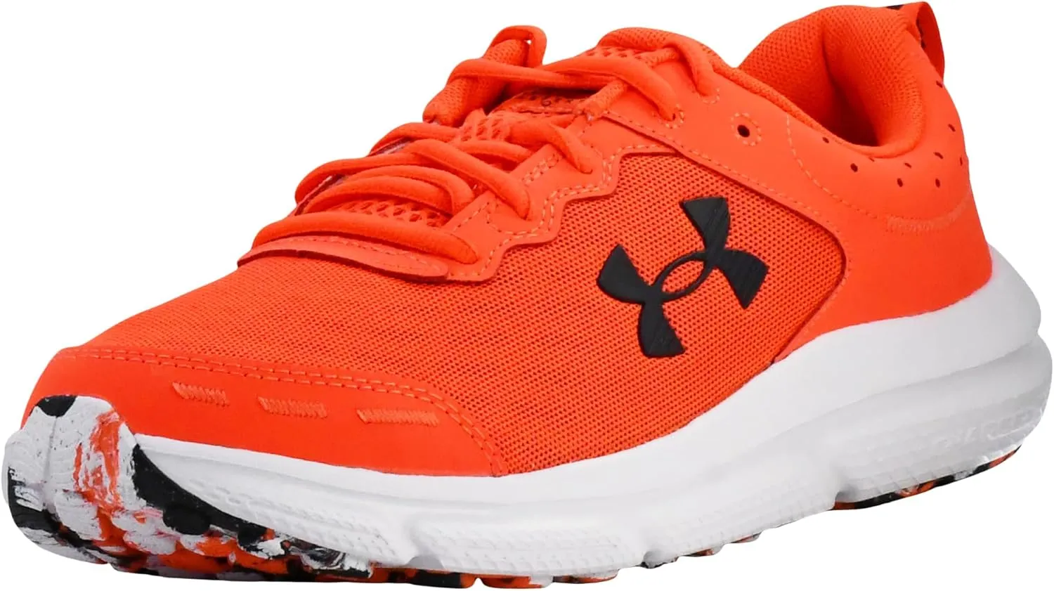 Under Armour Men's Charged Assert 10 Sneaker, Ares Red/Ares Red/Anthracite, 9