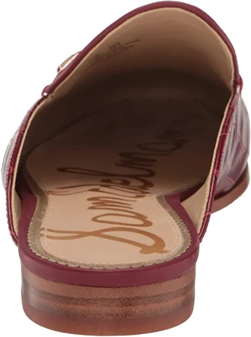 Unique selection Rhubarb Embellished Linnie Almond Mules Loafers Sam On Holiday markdown Toe Edelman Slip