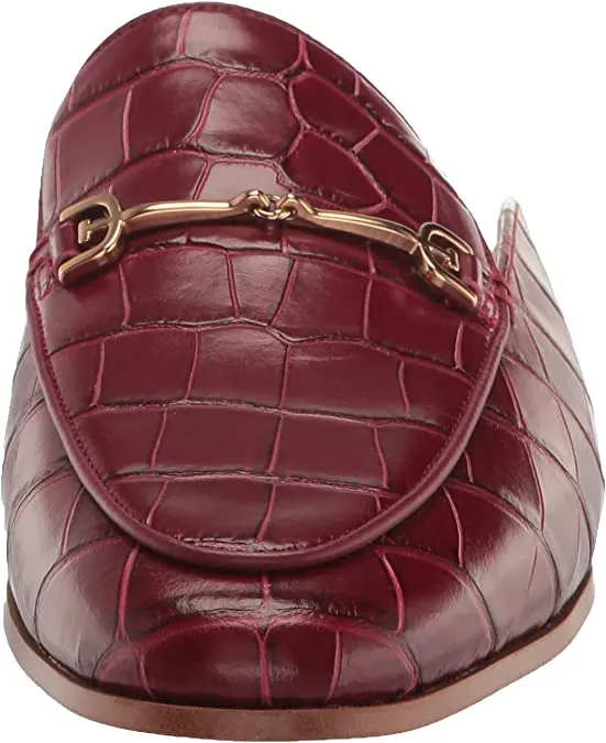 Unique selection Rhubarb Embellished Linnie Almond Mules Loafers Sam On Holiday markdown Toe Edelman Slip