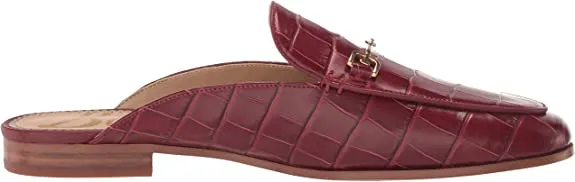 Unique selection Rhubarb Embellished Linnie Almond Mules Loafers Sam On Holiday markdown Toe Edelman Slip