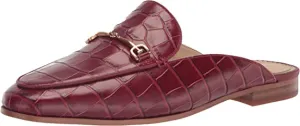 Unique selection Rhubarb Embellished Linnie Almond Mules Loafers Sam On Holiday markdown Toe Edelman Slip