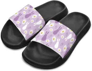 Unisex-Child Beach Slides Comfort Slide Sandals Slip Resistant Slippers for Indoor Outdoor Water Shoes Flip Flop