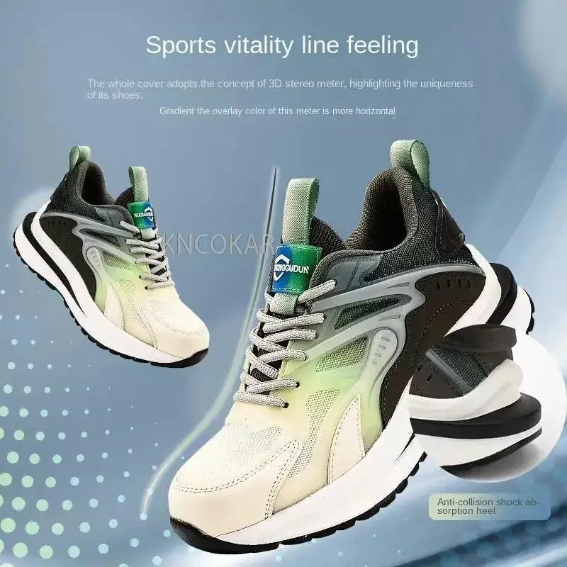 Unisex Safety Lightweight Breathable Anti-Smashing Anti-Puncture Sneakers Shoes