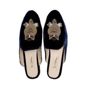 Velvet Owl Slippers