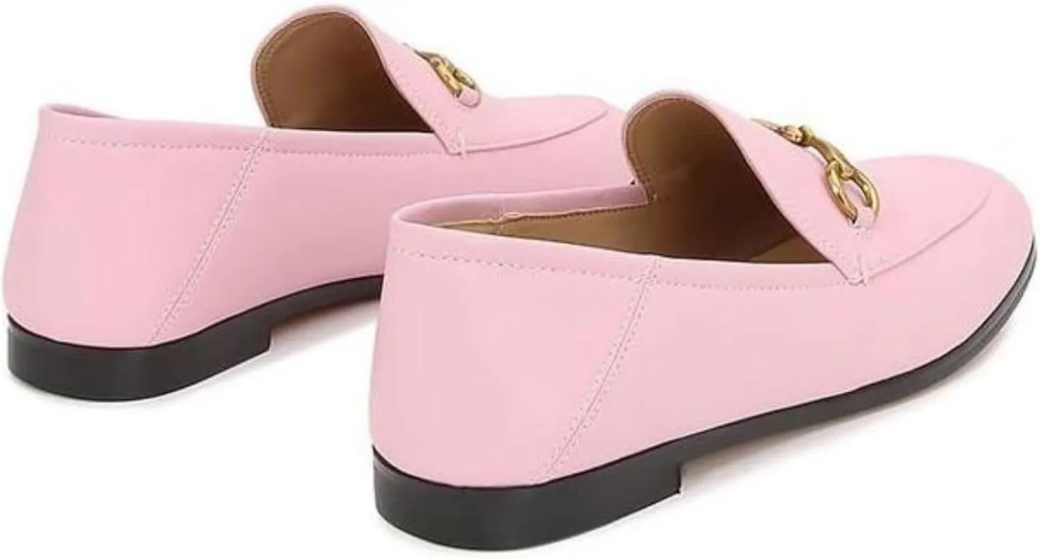 Vertundy Loafers for Women Low Heel Flats Loafers Mules