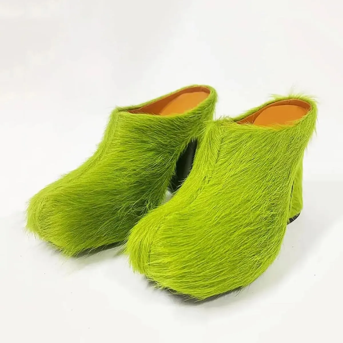 Vertundy Mule Heels for Women Backless Slide Shoes Ladies