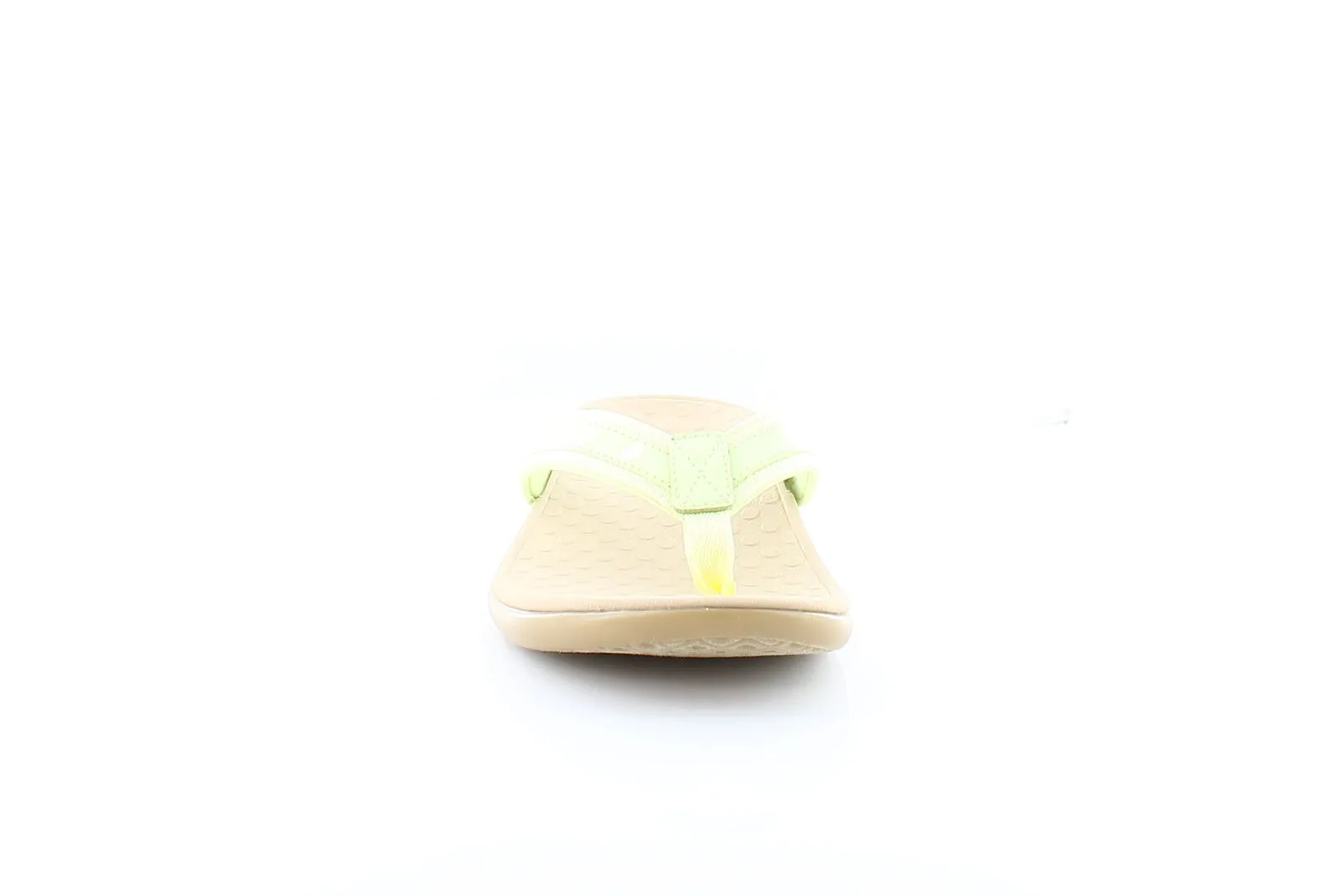 Vionic Tide Women's Sandals – Pale Lime, Orthotic Flip-Flops with Arch Support & Comfort
