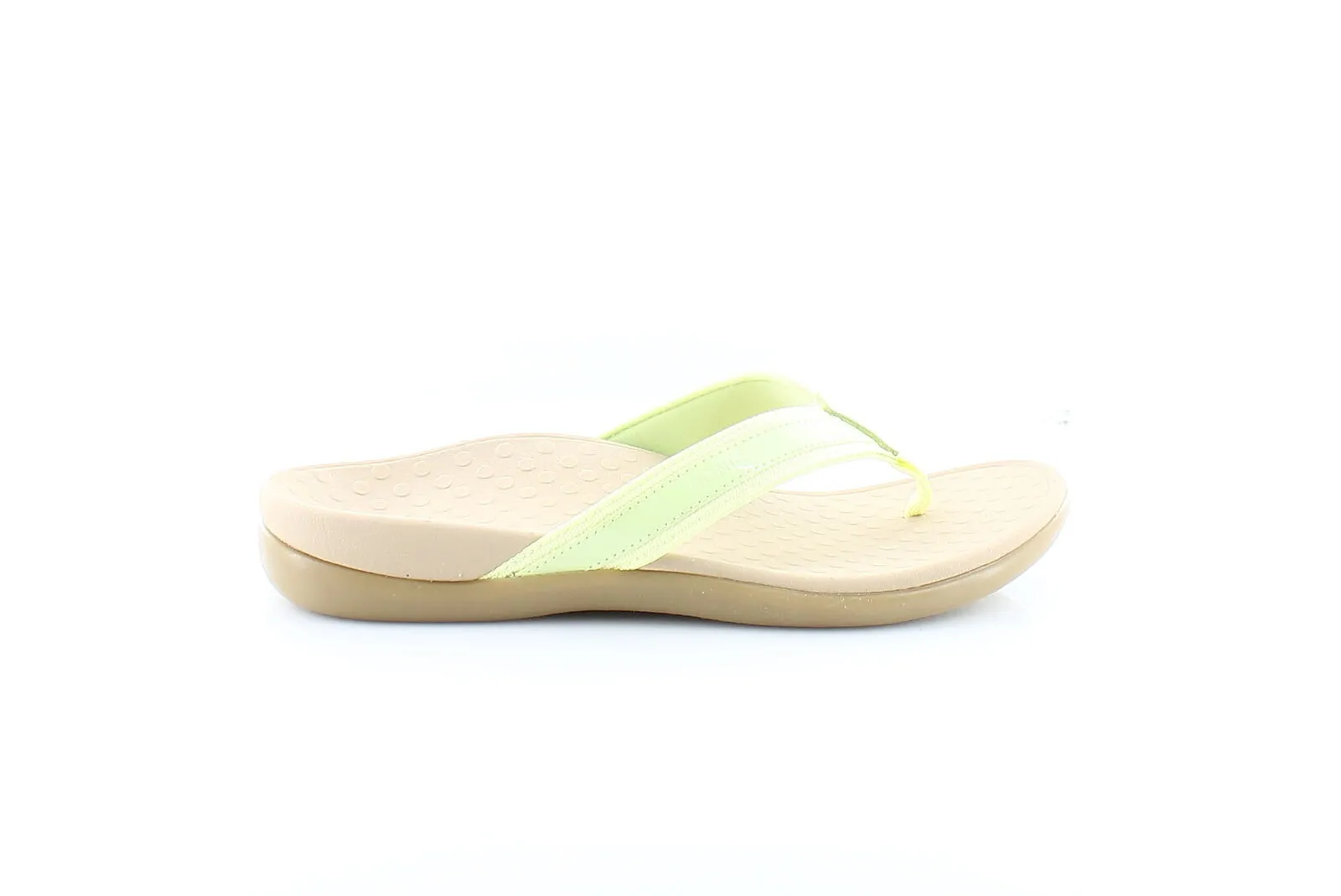 Vionic Tide Women's Sandals – Pale Lime, Orthotic Flip-Flops with Arch Support & Comfort