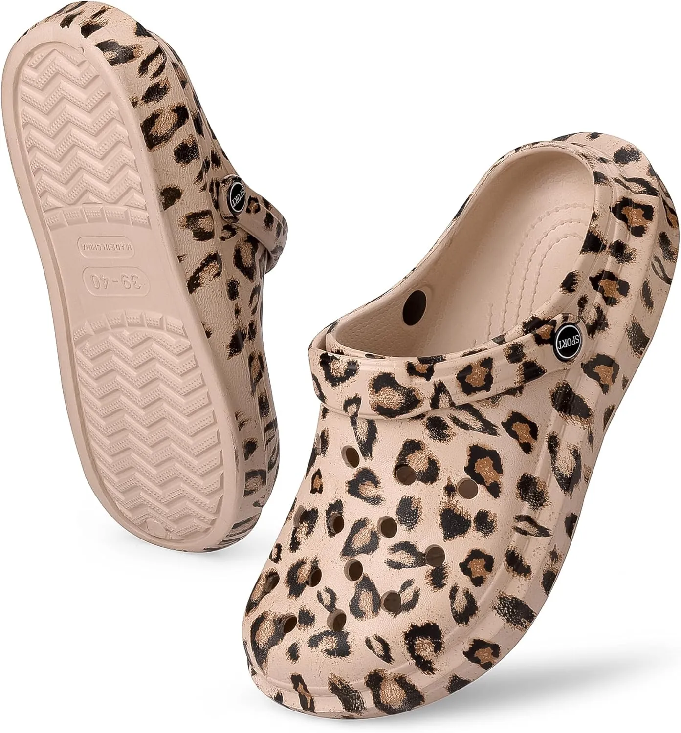 VONMAY Womens Mens Clogs Breathable Summer Beach Sandals Adjustable Slide Garden Shoes Slippers Nonslip