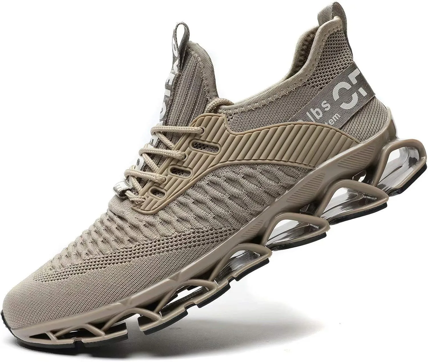 Vooncosir Men's Fashion Sneakers Breathable Mesh Running Shoes Blade Non Slip Soft Sole Casual Athletic Walking Shoes