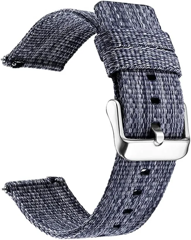 Watch Strap 22mm 20mm Nylon Watch Strap 22mm Quick Release Watchband 18mm 20mm(Blue,18mm)