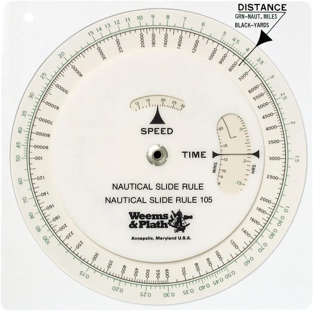 Weems & Plath Marine Navigation Nautical Slide Rule