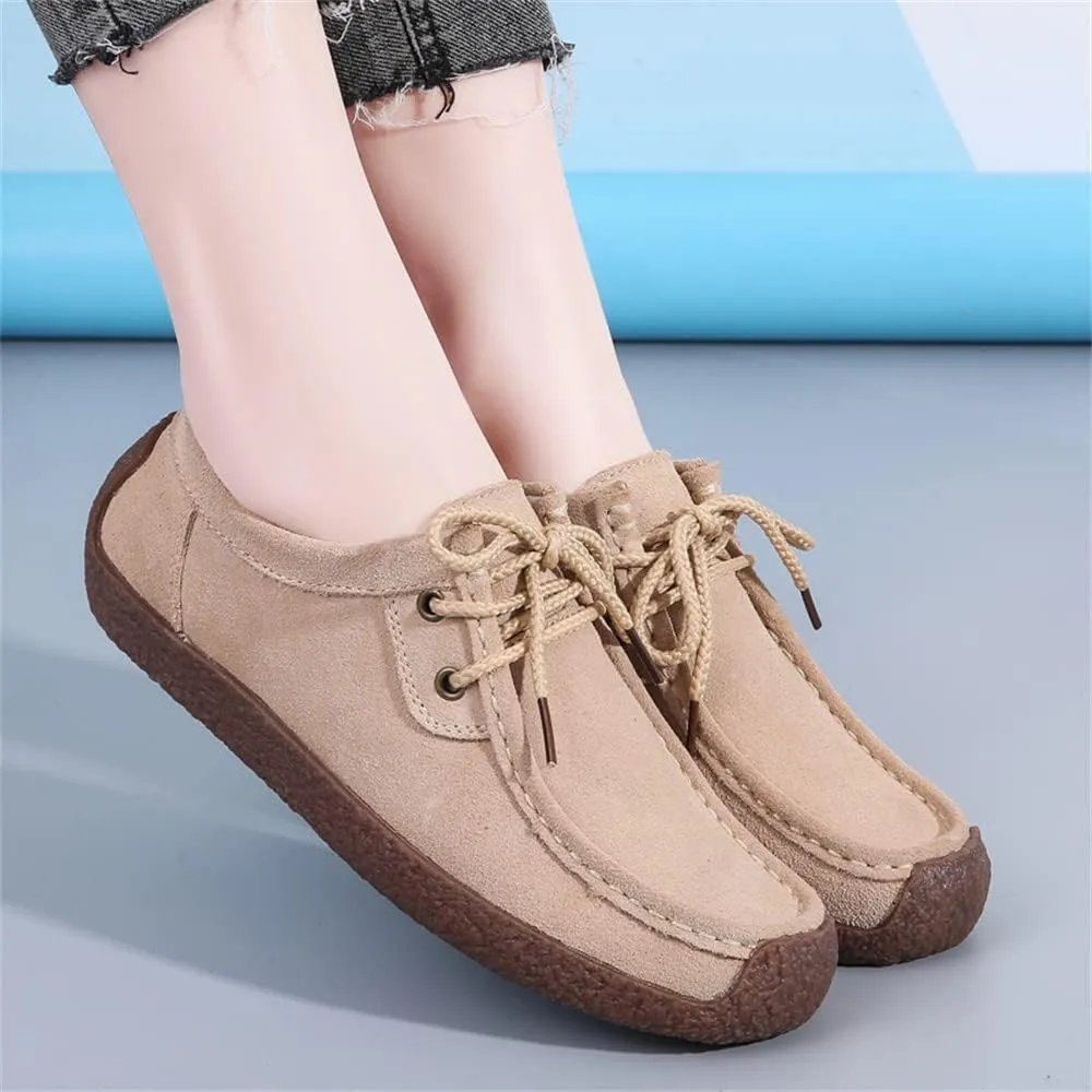 WERWAES Women’s Loafer Flats Shoes Casual Comfortable Lightweight Lace Up Moccasins Loafers Working Dreesy Non Slip on Shoes Womens