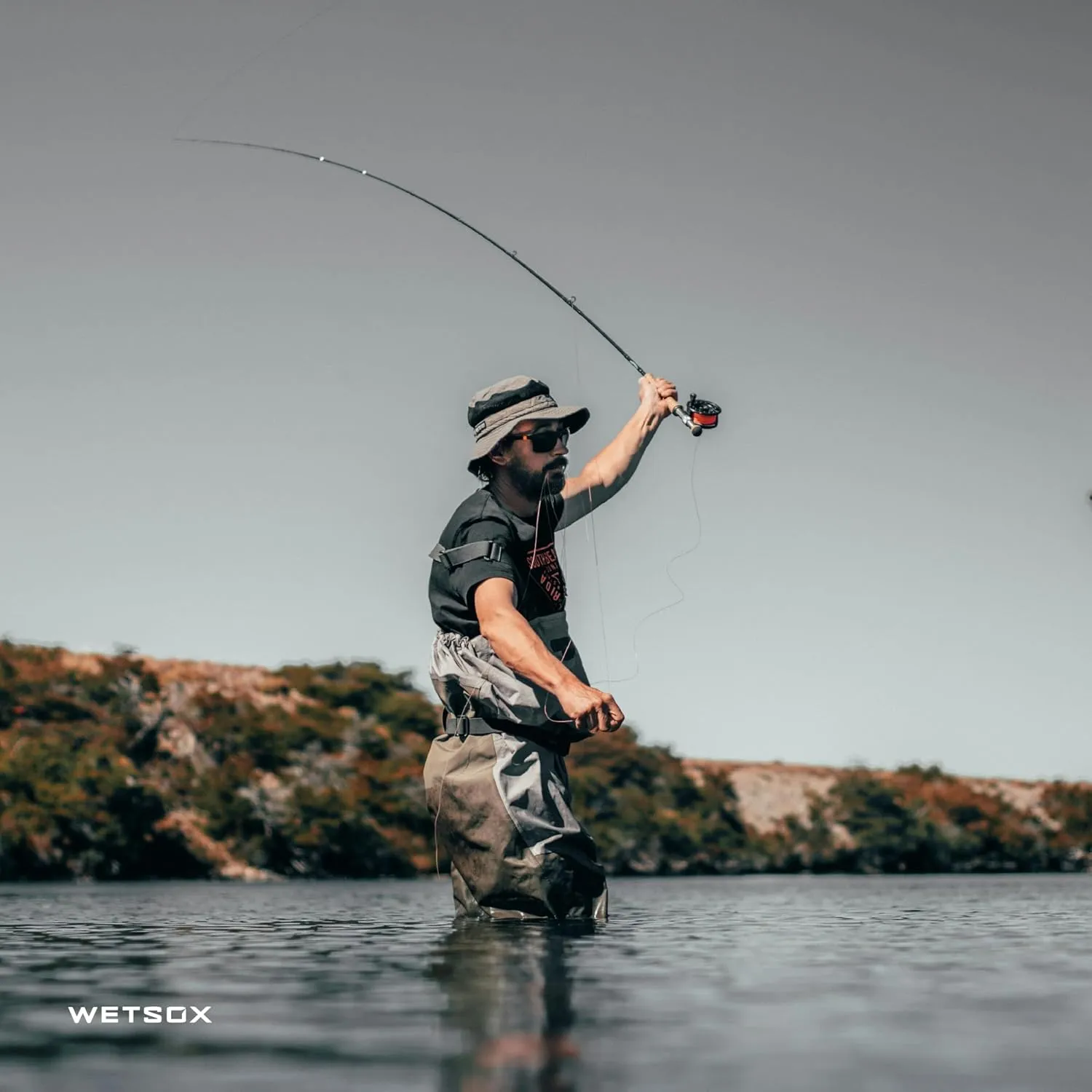 Wetsox Frictionless 1 MM Wader Socks | Slide In/Out of Boots/Waders | Neoprene for Warmth & Dryness | Waterproof, Lightweight