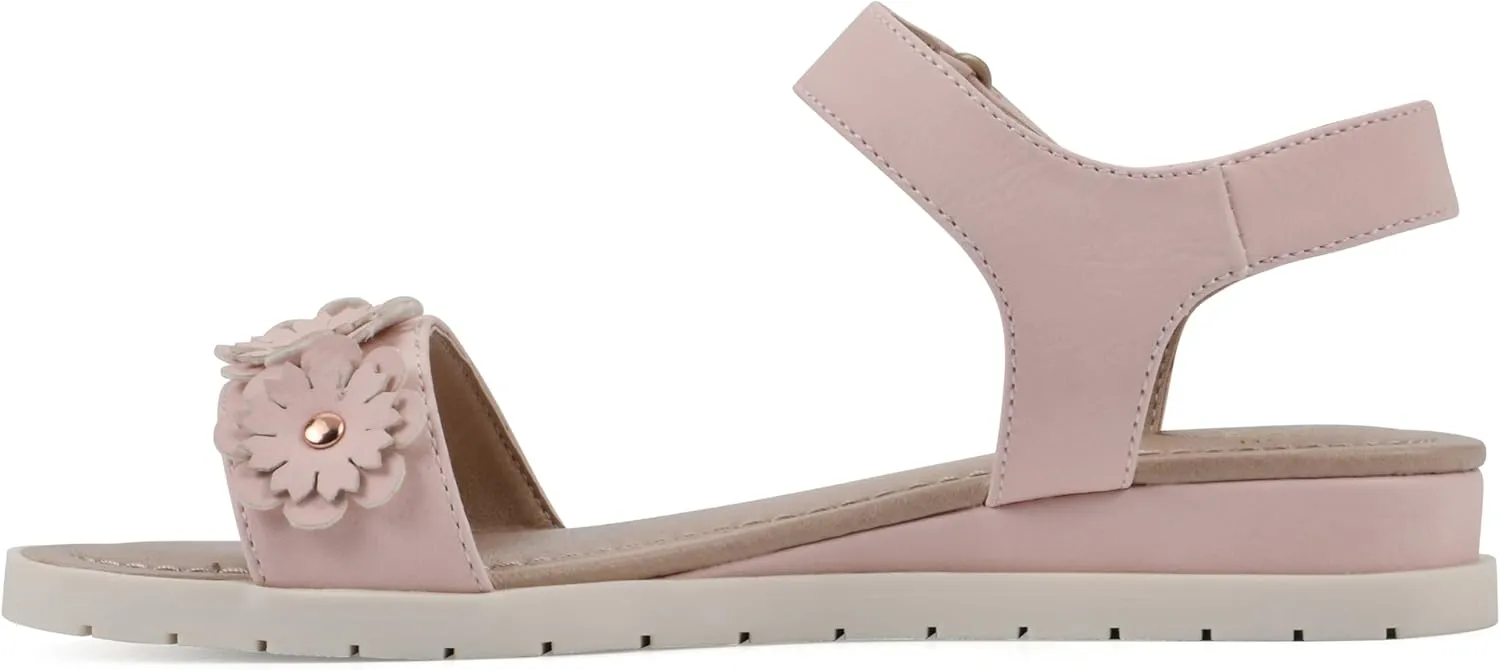 WHITE MOUNTAIN Kids Ease Floral Sandal