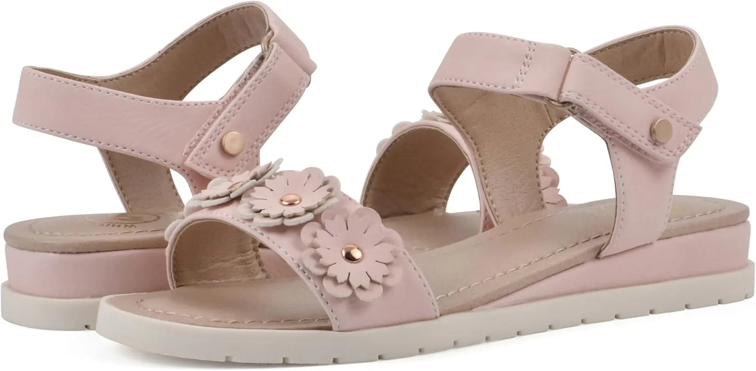 WHITE MOUNTAIN Kids Ease Floral Sandal