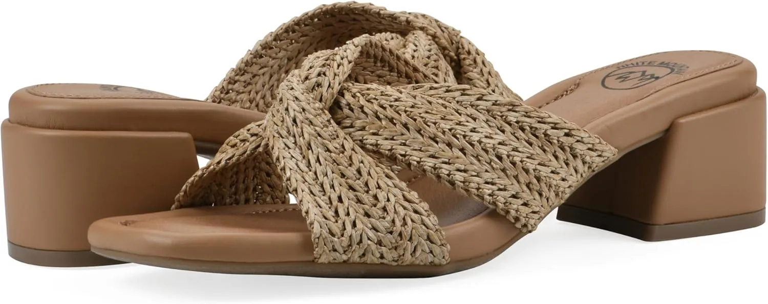 WHITE MOUNTAIN Women's Mills X-Strap Heel