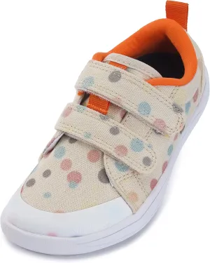 WHITIN Toddler/Boys/Girls Barefoot Shoes | Kids Wide Width Minimalist Sneakers | Classic Canvas | Supports Natural Foot Growth