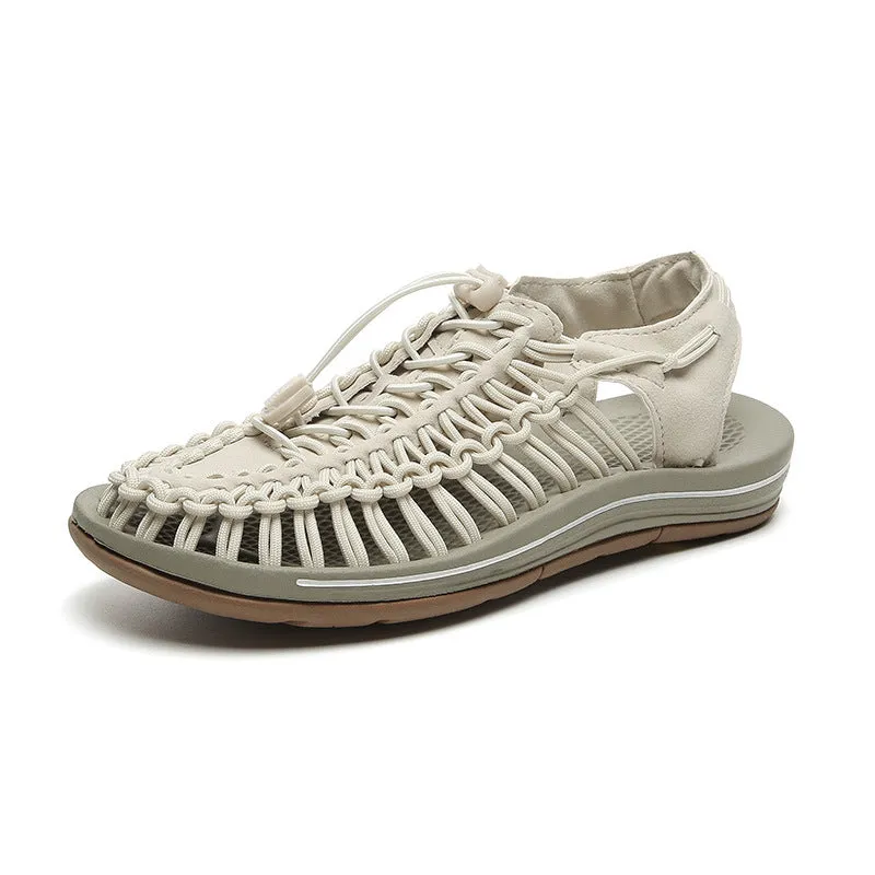 Wholesale Large Size Breathable Sandals Fashion Casual Braided Sandals JDC-SD-CXY001