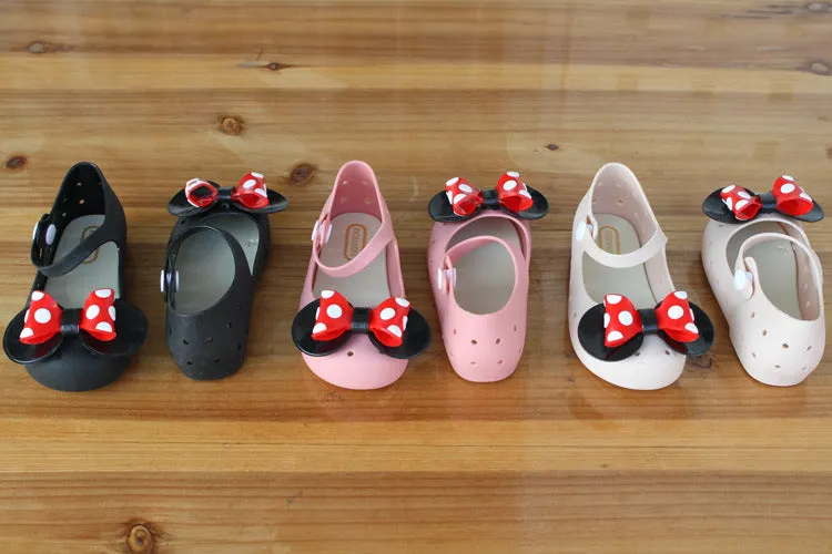 Wholesale Polka Dot Bow Breathable Clogs (F) JDC-SD-XinZhi001