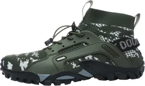Wide Sneakers for Men Breathable Knitted Mesh Athletic Shoes Comfortable Outdoor Hiking Climbing Non Slip Sneakers