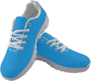 Women Tennis Shoes Non Slip Comfortable White Sole Lace Up Lightweight Sneaker