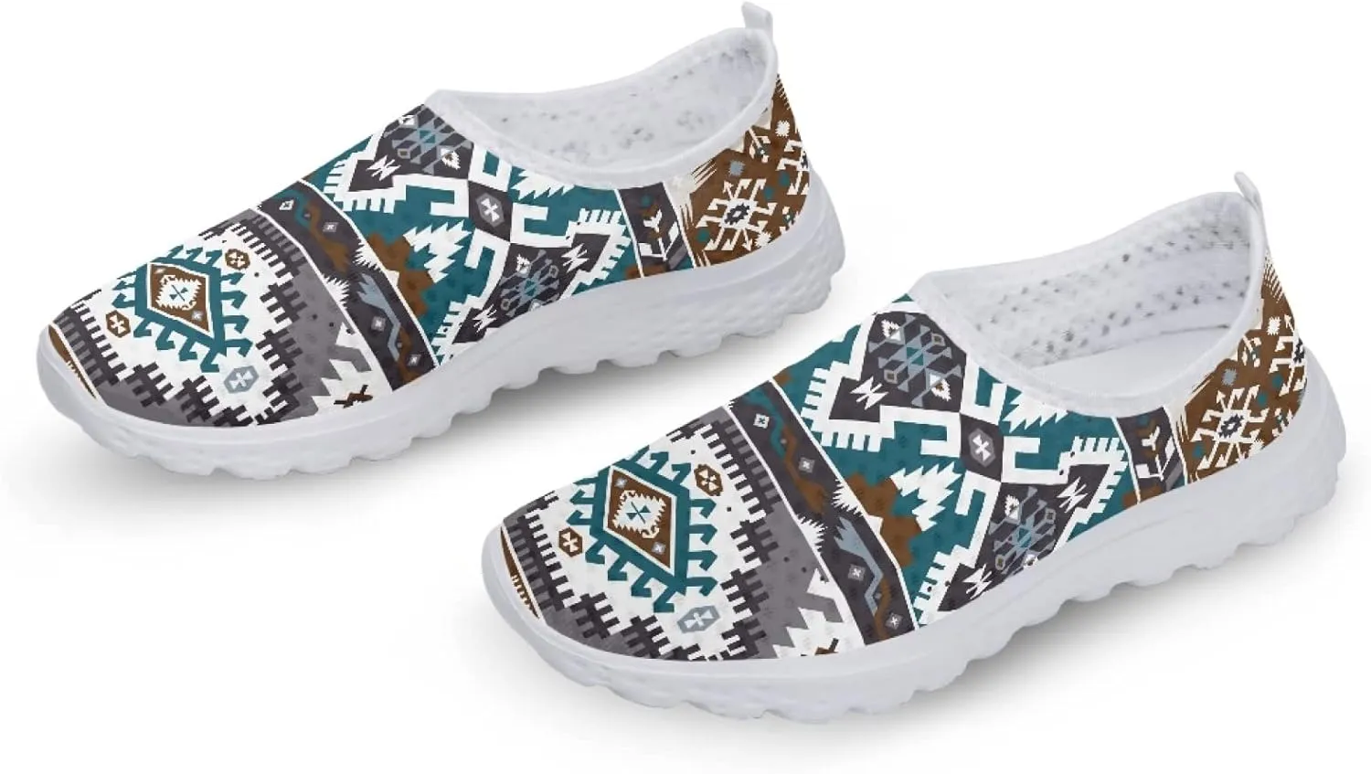 Women's Athletic Road Running Mesh Breathable Casual Slip on Sneakers Fashion Tennis Shoes