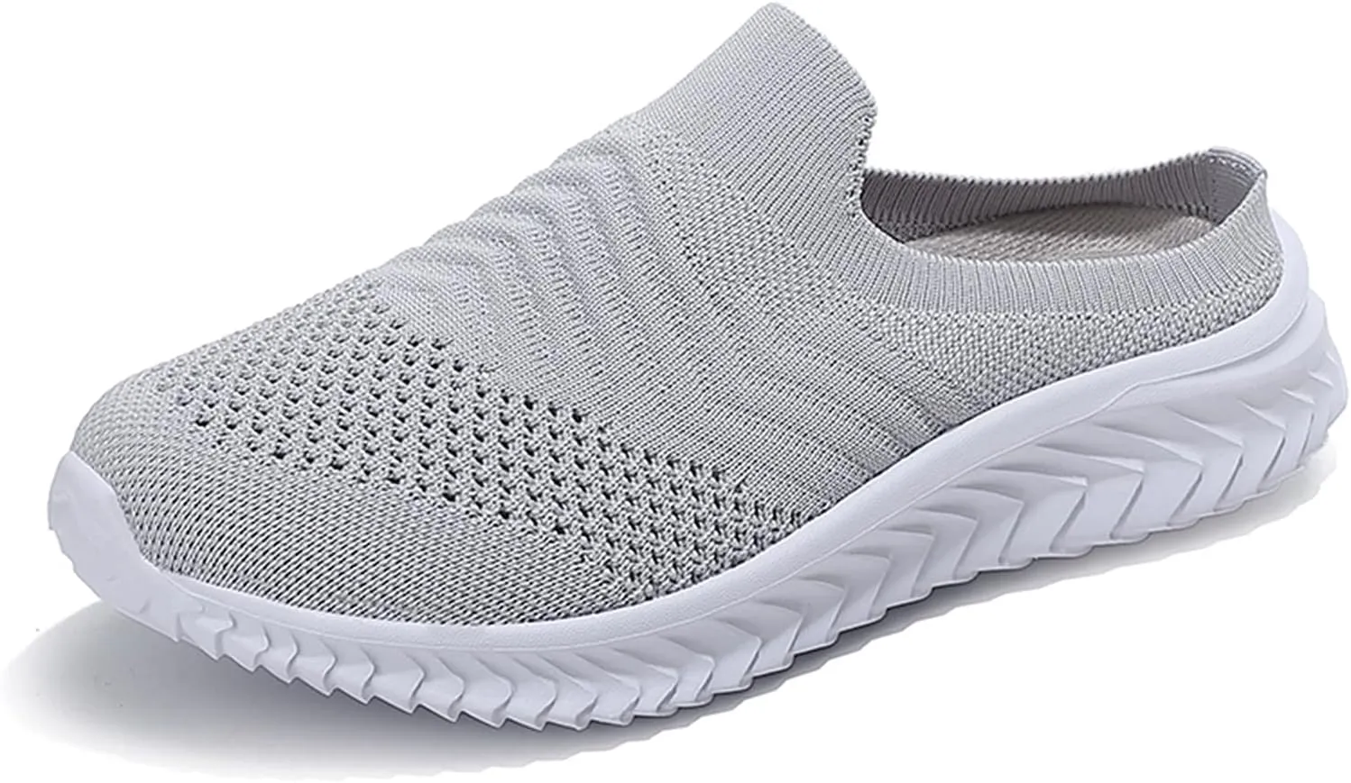 Women's Backless Slip on Mesh Sneakers Shoes Walking Shoes Women Slip On Black Casual Shoes White Platform Sneakers Steel Toe Tennis Shoe Loafers Casual Slip On