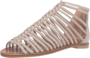 Women's Bliss Flat Sandal, Mushroom Suede, 6 M US