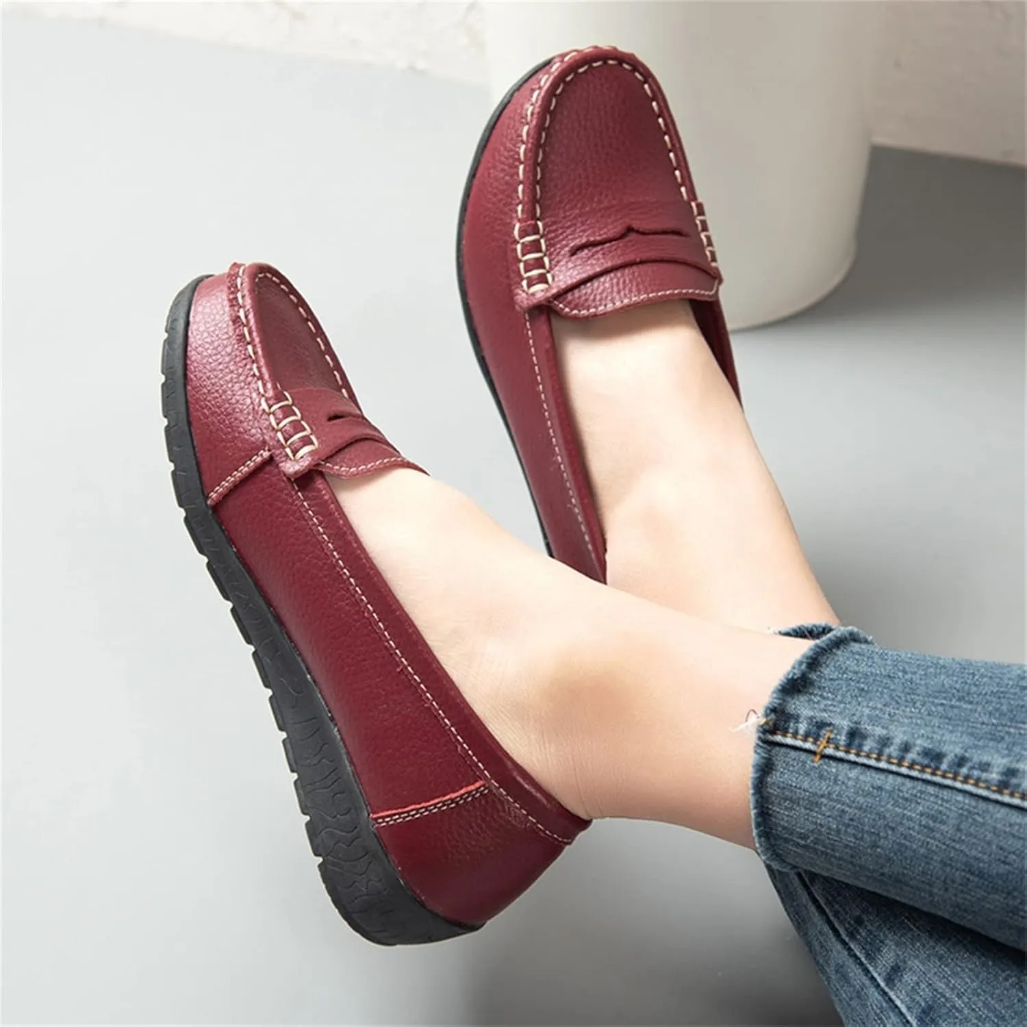 Womens Dressy Casual Walking Shoes Comfortable & Lightweight Loafers Women's Loafers Fashion Comfortable Flats